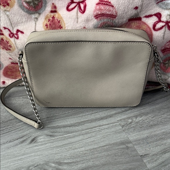 Michael Kors Light Gray Crossbody Bag - Picture 2 of 6